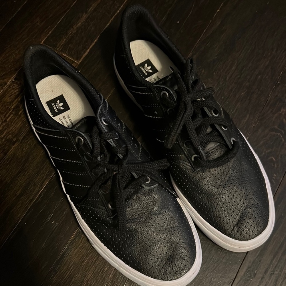 Adidas Black Shoes size 9